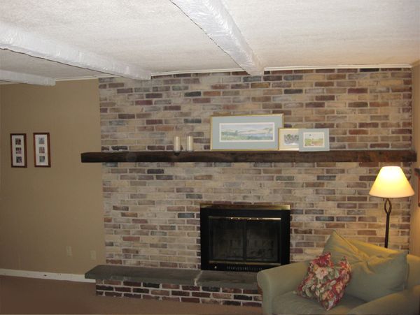 The Brick Fireplace - Pick My Presto | The Lettered Cottage